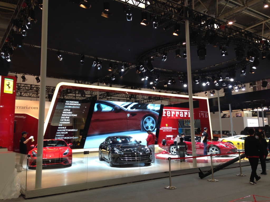 Exhibition Show of Ferrari and California T Roadster